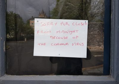 Covid-19: Pub Closed