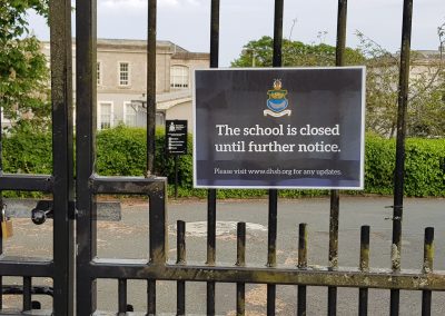 Covid-19: DHSB Closed
