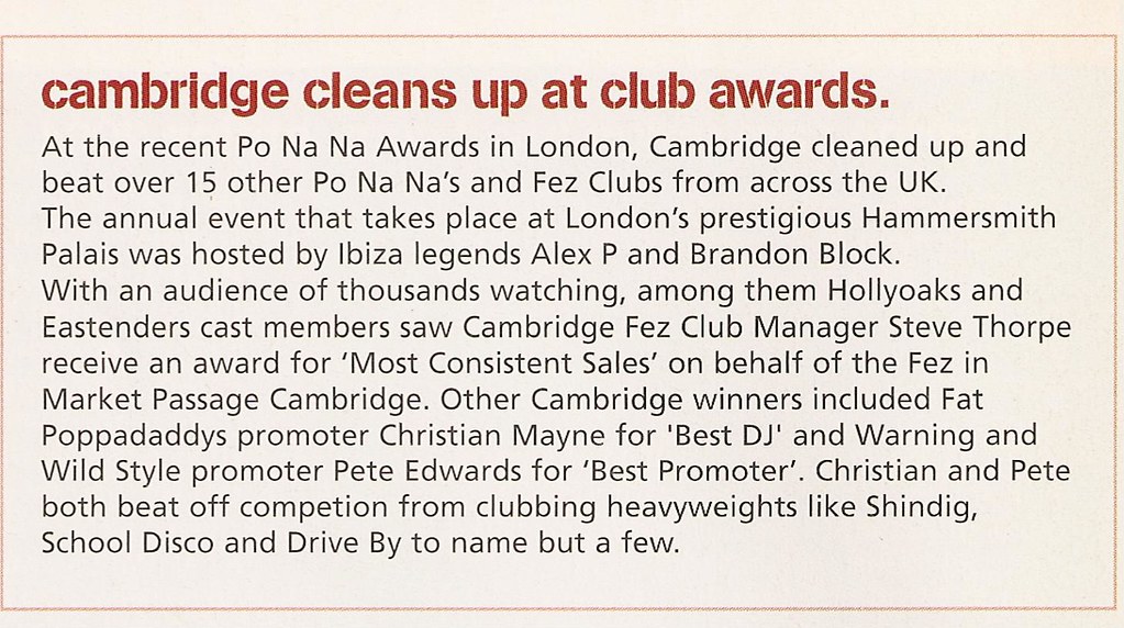 Christian Mayne, Explorer Magazine, 1st March 2004