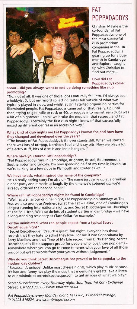 Christian Mayne, Explorer Magazine, 1st May 2008